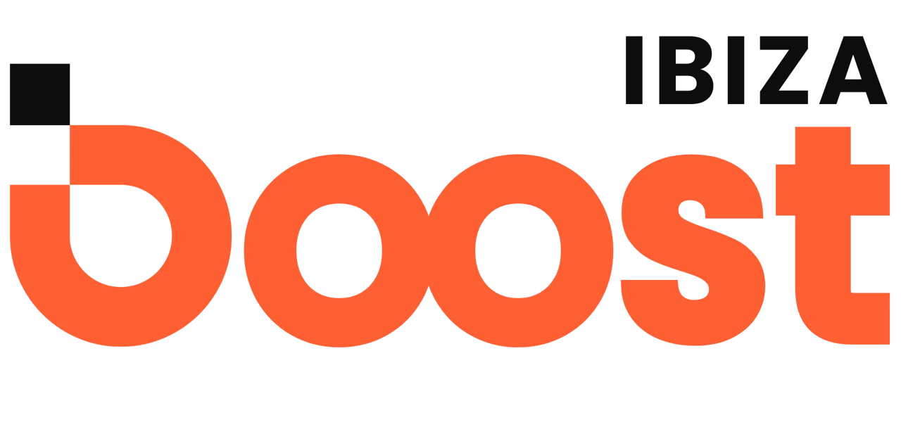 Ibiza Boost logo featuring stylized text.