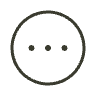 dots three circle thin