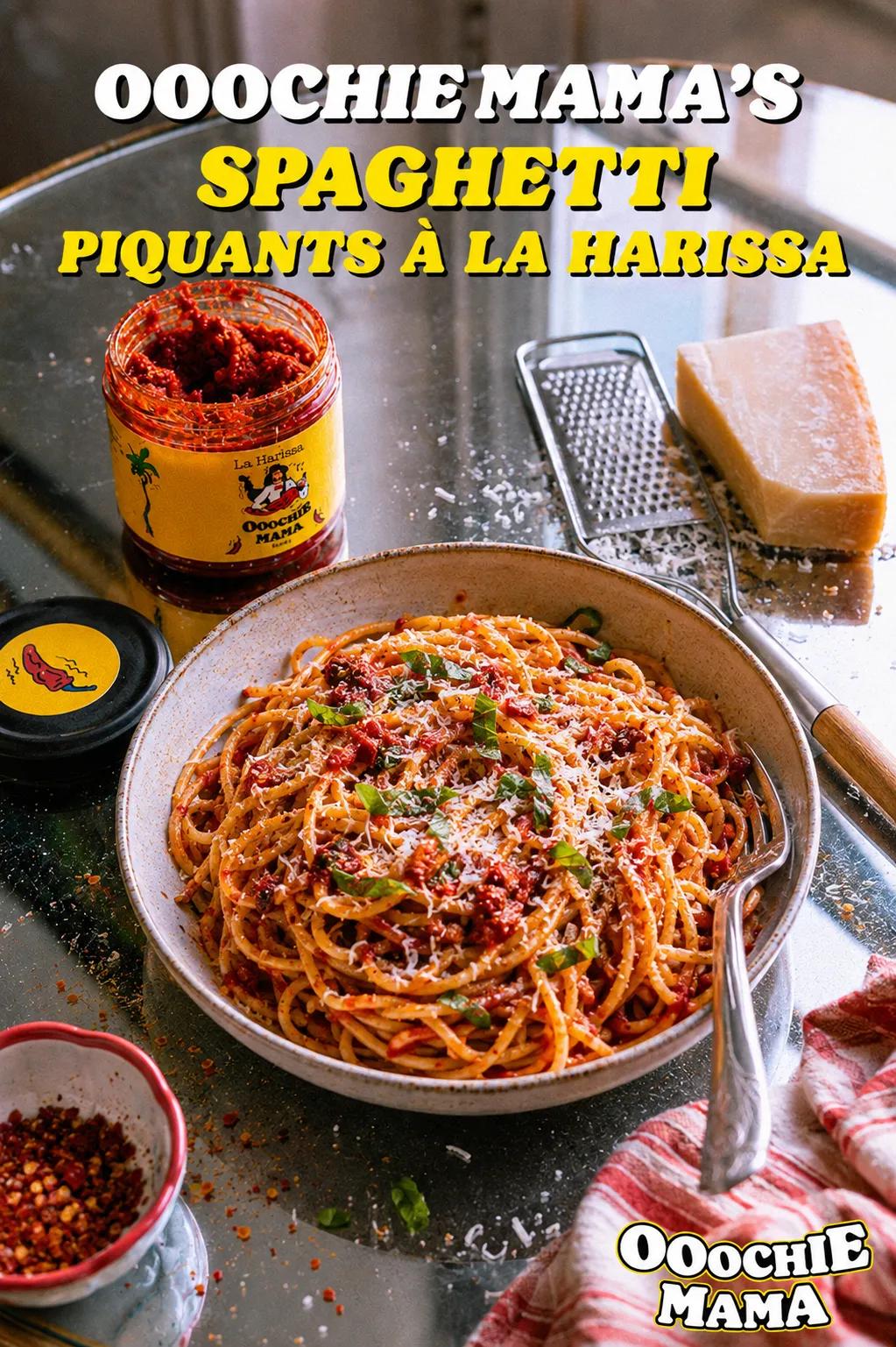 Spaghetti piquants à la harissa