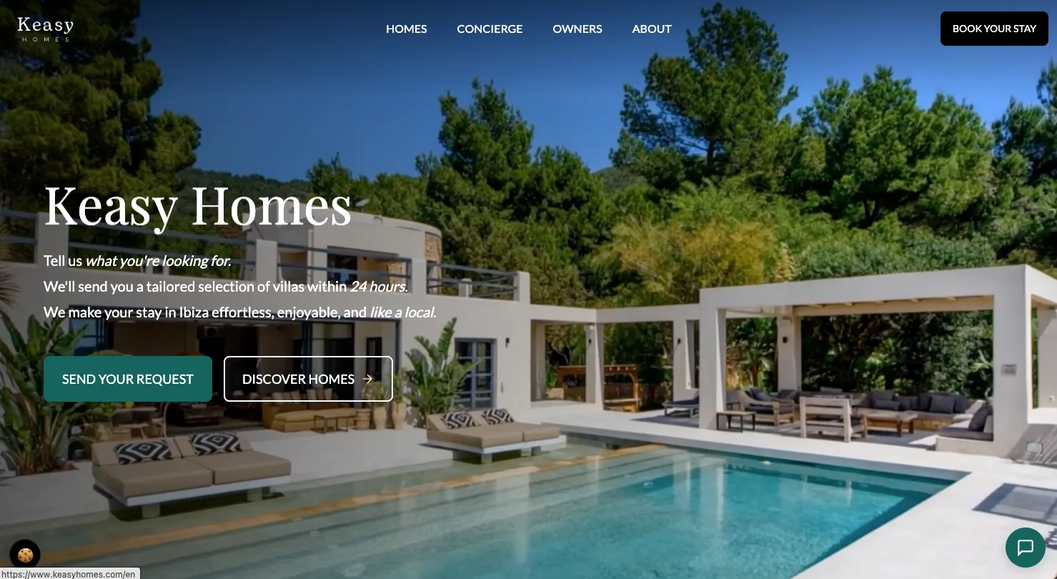 One villa request can mean eleven different services to coordinate